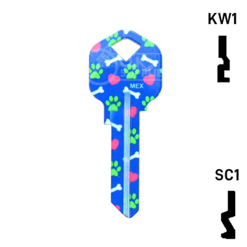 Happy Keys- Golden Retriever Key (Choose Keyway) - Image 13