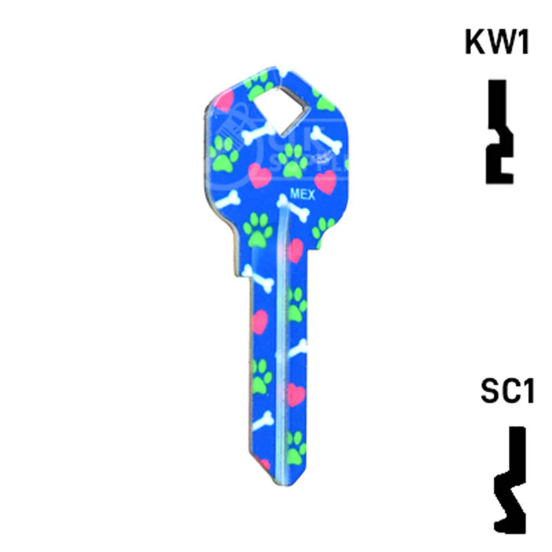 Happy Keys- Golden Retriever Key (Choose Keyway) - Image 15