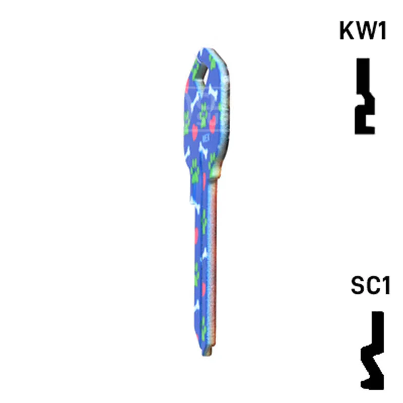 Happy Keys- Golden Retriever Key (Choose Keyway) - Image 8
