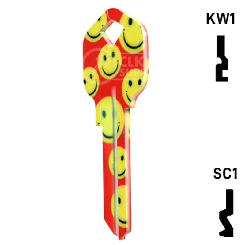Happy Keys- Happy Faces Key (Choose Keyway) - Image 22