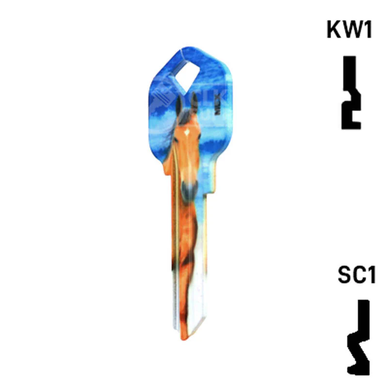 Happy Keys- Horse Key (Choose Keyway) - Image 10