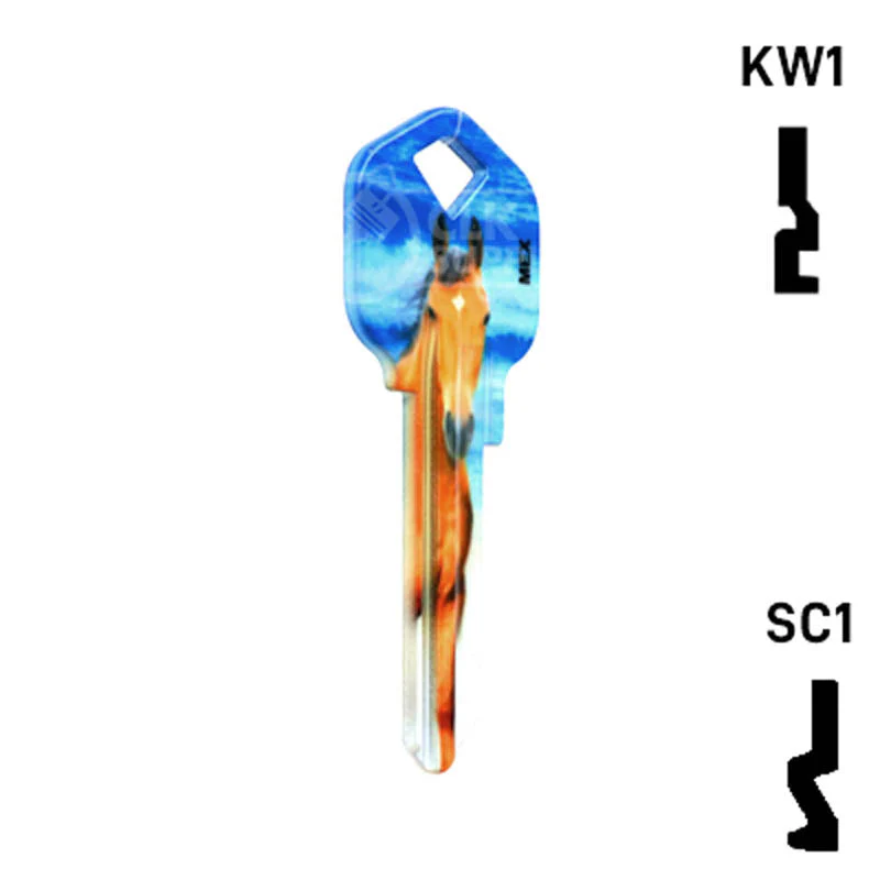 Happy Keys- Horse Key (Choose Keyway) - Image 16