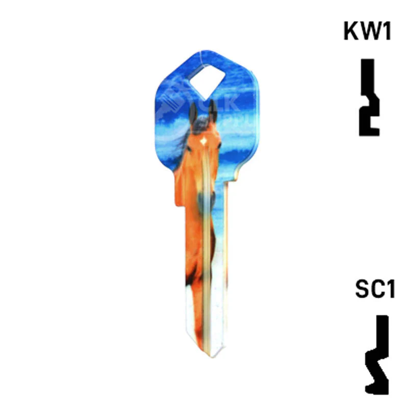Happy Keys- Horse Key (Choose Keyway) - Image 23