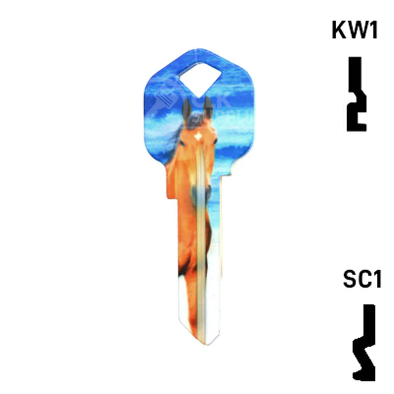 Happy Keys- Horse Key (Choose Keyway) - Image 24