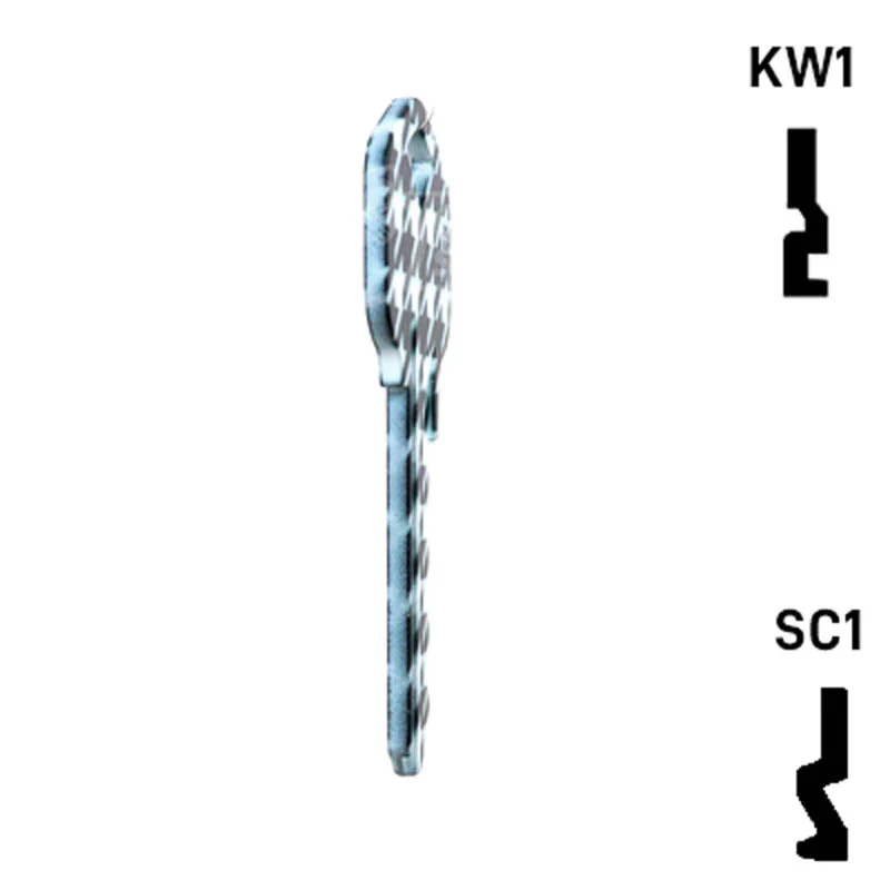 Happy Keys- Houndstooth Key (Choose Keyway) - Image 18
