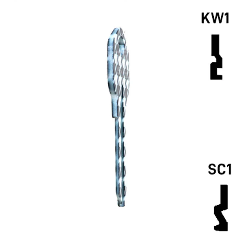 Happy Keys- Houndstooth Key (Choose Keyway) - Image 6