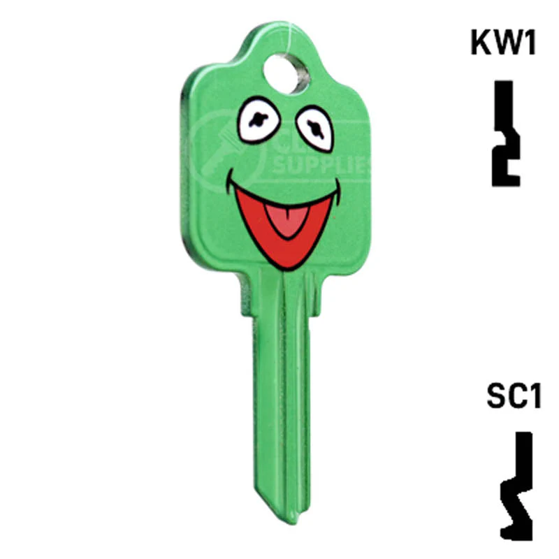 Happy Keys- Kermit Key (Choose Keyway) - Image 5