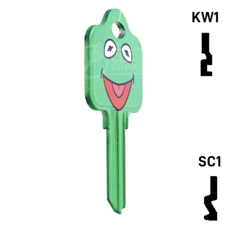 Happy Keys- Kermit Key (Choose Keyway) - Image 6