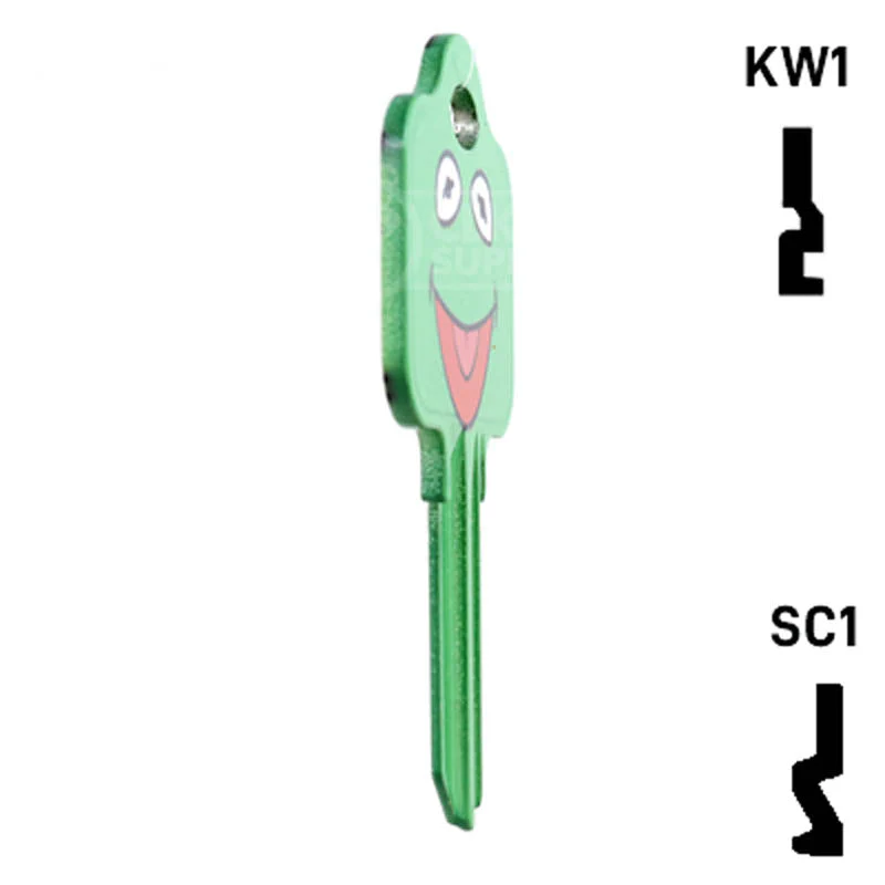 Happy Keys- Kermit Key (Choose Keyway) - Image 7