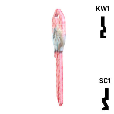 Happy Keys- Kittens Key (Choose Keyway) - Image 20