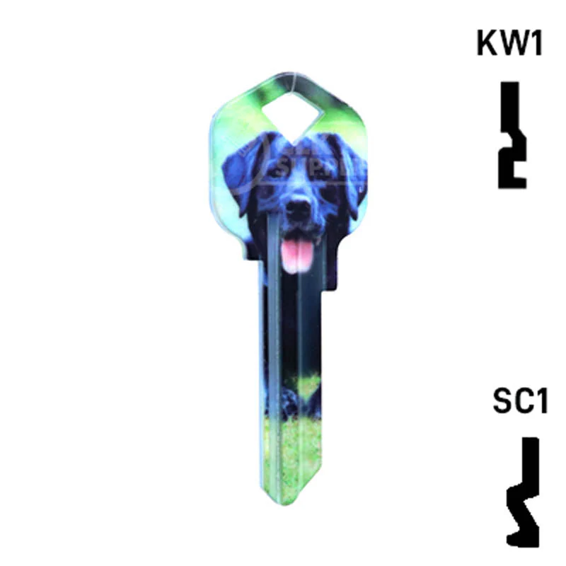 Happy Keys- Labrador Retriever Key (Choose Keyway) - Image 3