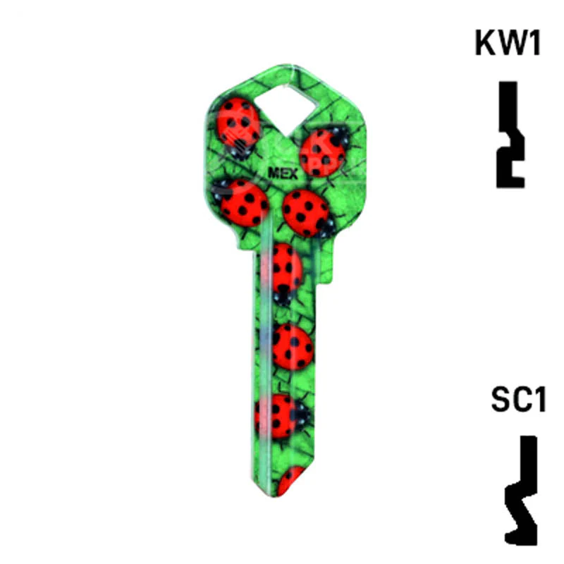 Happy Keys- Ladybugs Key (Choose Keyway) - Image 14