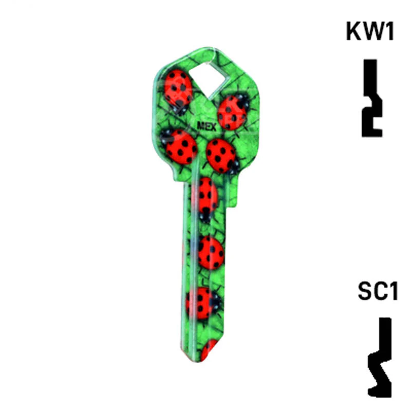 Happy Keys- Ladybugs Key (Choose Keyway) - Image 15