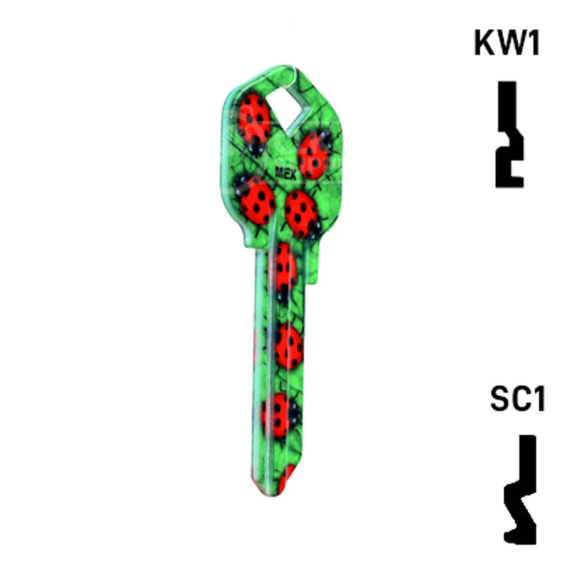 Happy Keys- Ladybugs Key (Choose Keyway) - Image 16