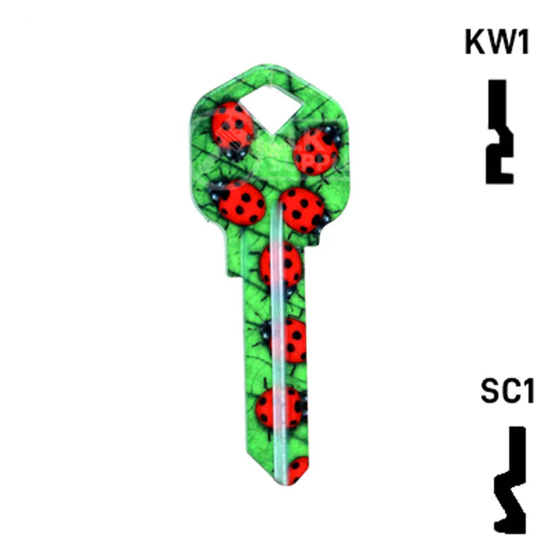 Happy Keys- Ladybugs Key (Choose Keyway) - Image 2