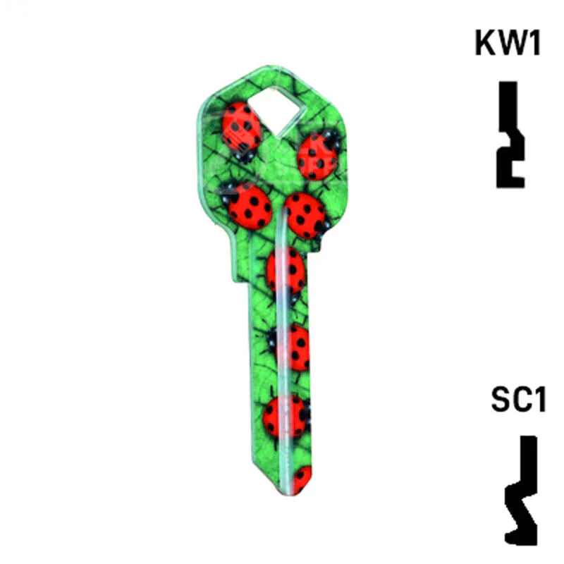 Happy Keys- Ladybugs Key (Choose Keyway) - Image 3