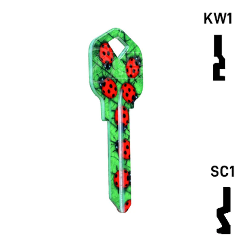 Happy Keys- Ladybugs Key (Choose Keyway) - Image 4
