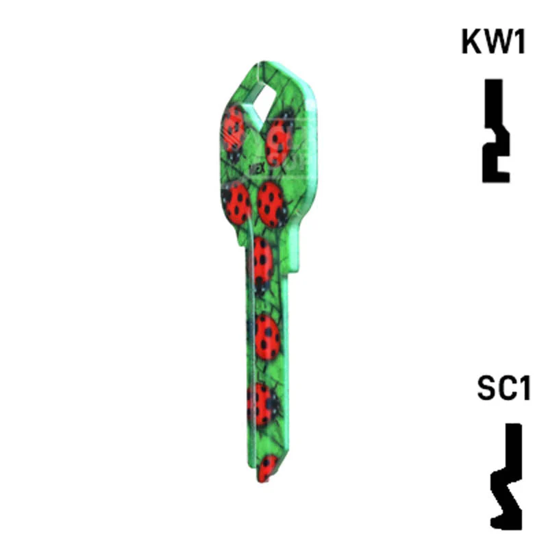 Happy Keys- Ladybugs Key (Choose Keyway) - Image 9