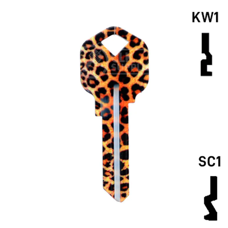 Happy Keys- Leopard Key (Choose Keyway)