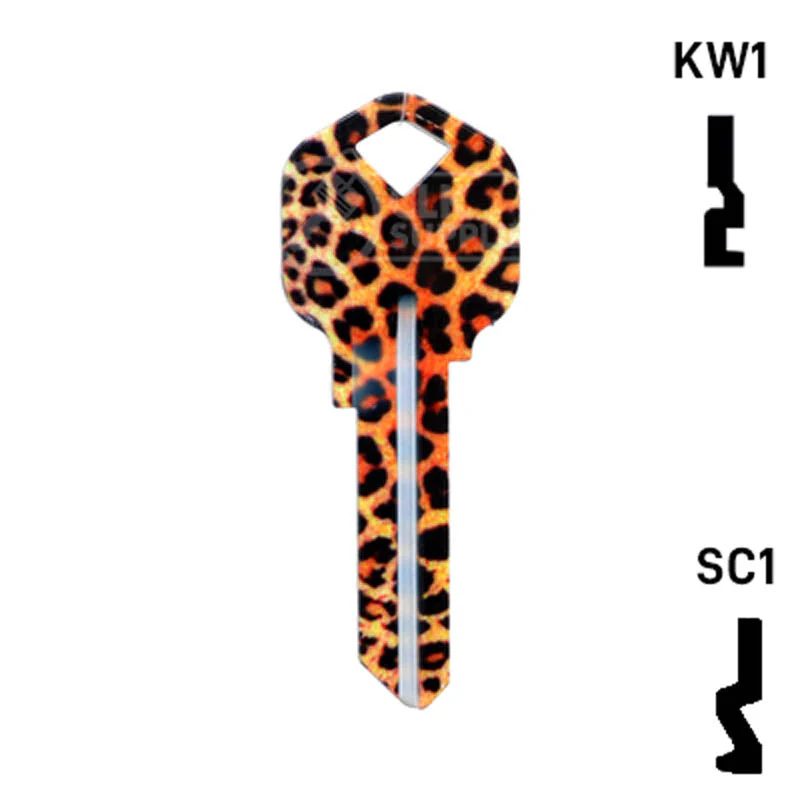 Happy Keys- Leopard Key (Choose Keyway) - Image 2