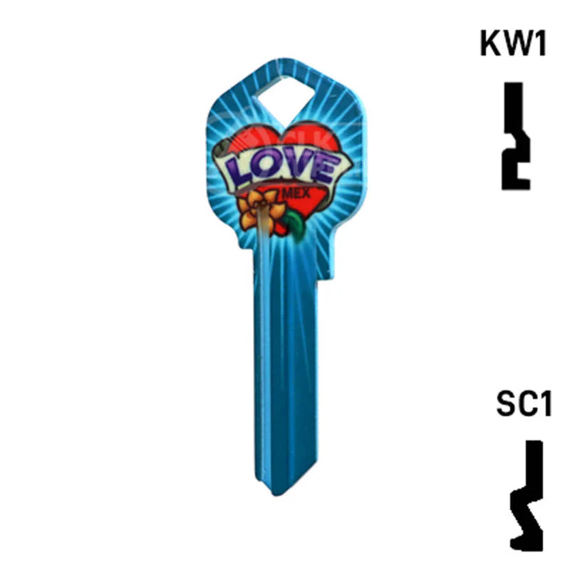 Happy Keys- Love Key (Choose Keyway) - Image 11