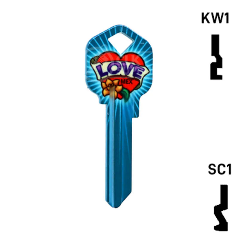 Happy Keys- Love Key (Choose Keyway) - Image 14