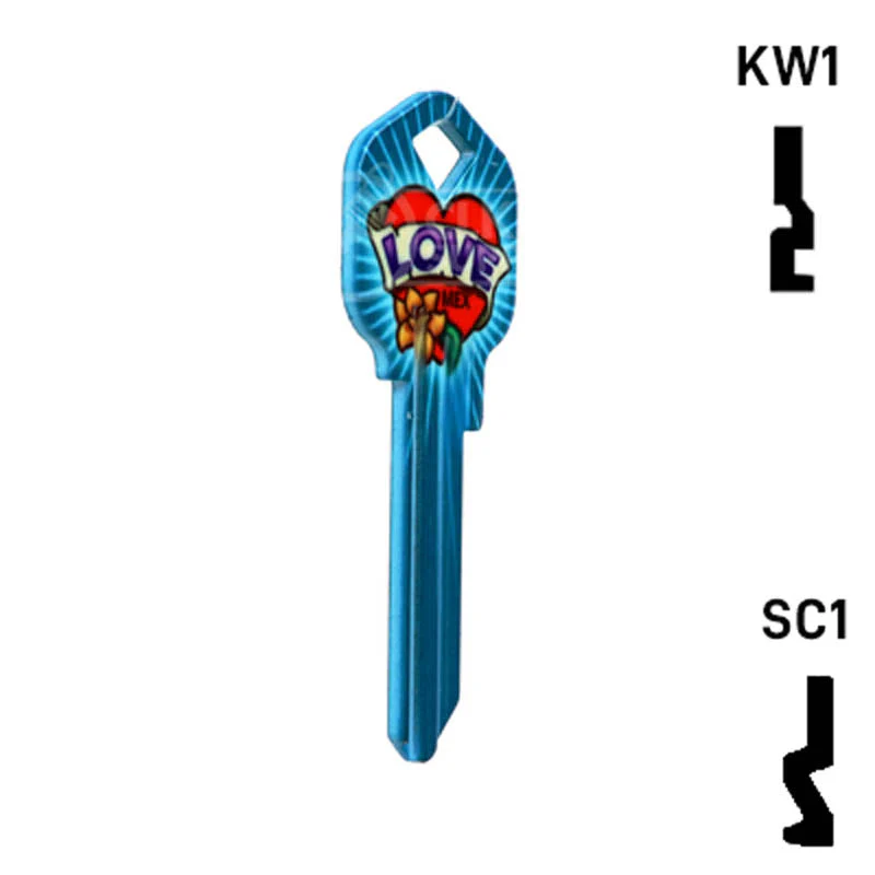 Happy Keys- Love Key (Choose Keyway) - Image 16