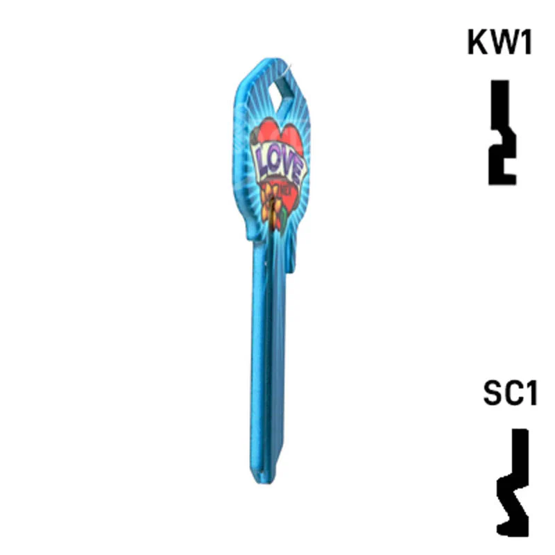 Happy Keys- Love Key (Choose Keyway) - Image 17