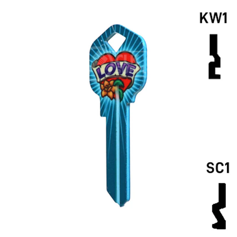 Happy Keys- Love Key (Choose Keyway) - Image 22