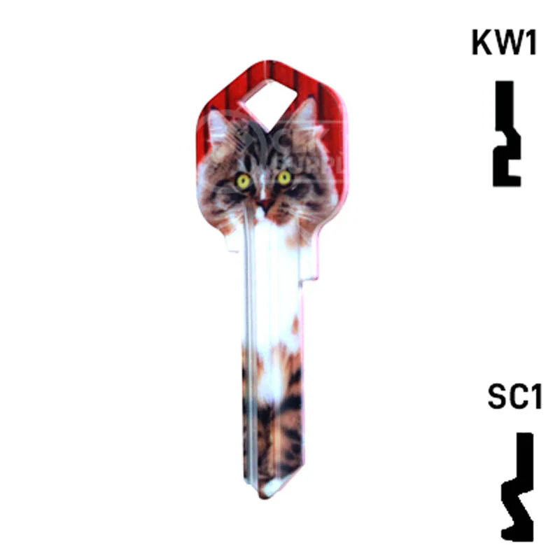 Happy Keys- Maine Coon Key (Choose Keyway) - Image 23
