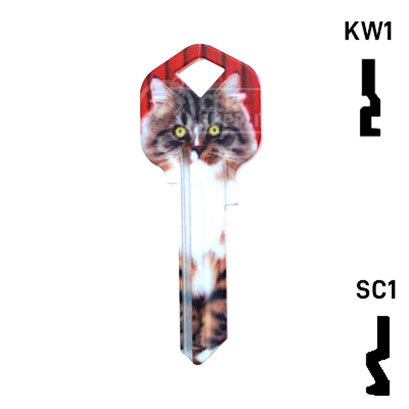 Happy Keys- Maine Coon Key (Choose Keyway) - Image 24