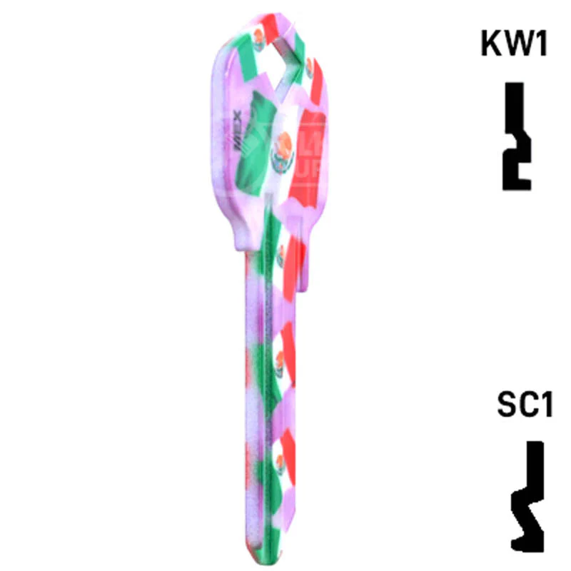 Happy Keys- Mexican Flag Key (Choose Keyway) - Image 18