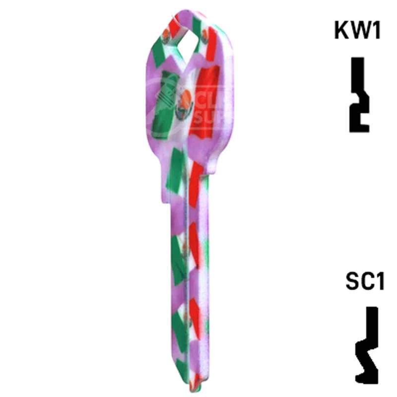 Happy Keys- Mexican Flag Key (Choose Keyway) - Image 22