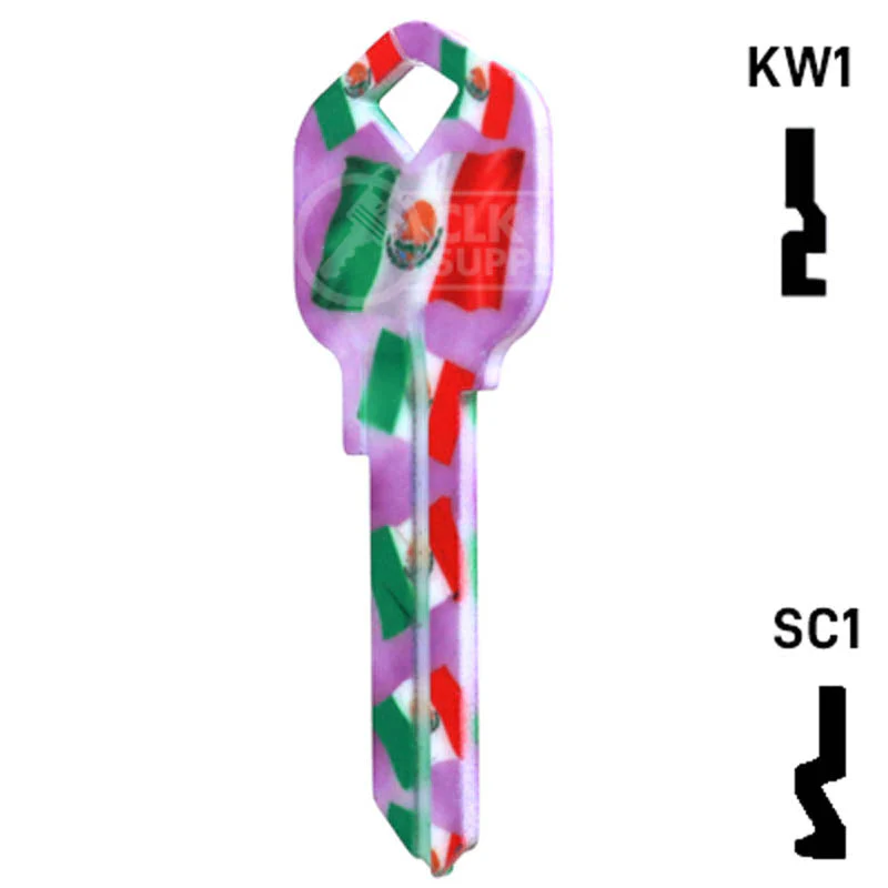 Happy Keys- Mexican Flag Key (Choose Keyway) - Image 23