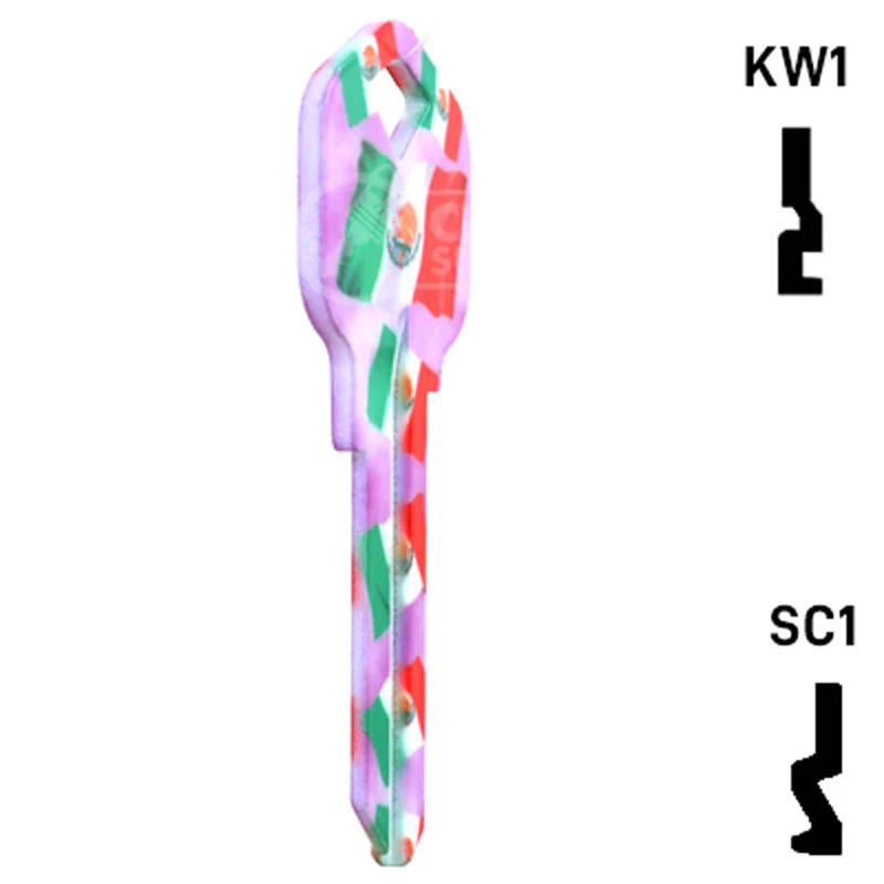Happy Keys- Mexican Flag Key (Choose Keyway) - Image 6