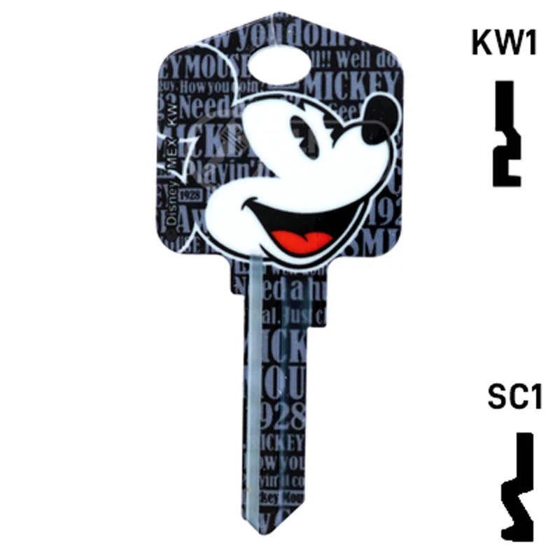 Happy Keys- Mickey Mouse Key (Choose Keyway) - Image 13