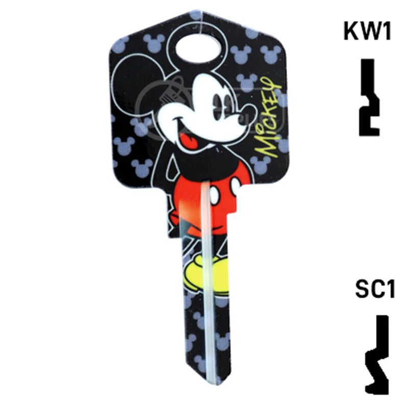 Happy Keys- Mickey Mouse Key (Choose Keyway) - Image 2