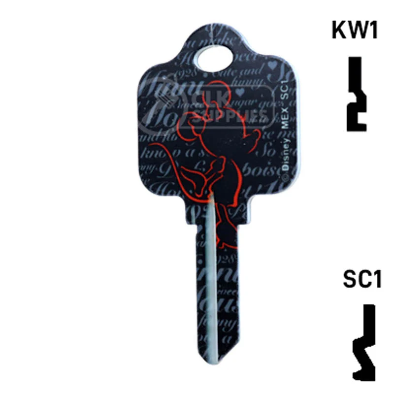 Happy Keys- Minnie Mouse Key (Choose Keyway) - Image 12