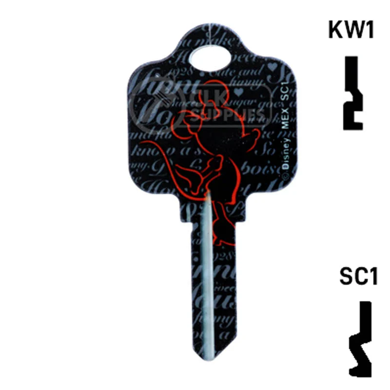 Happy Keys- Minnie Mouse Key (Choose Keyway) - Image 13