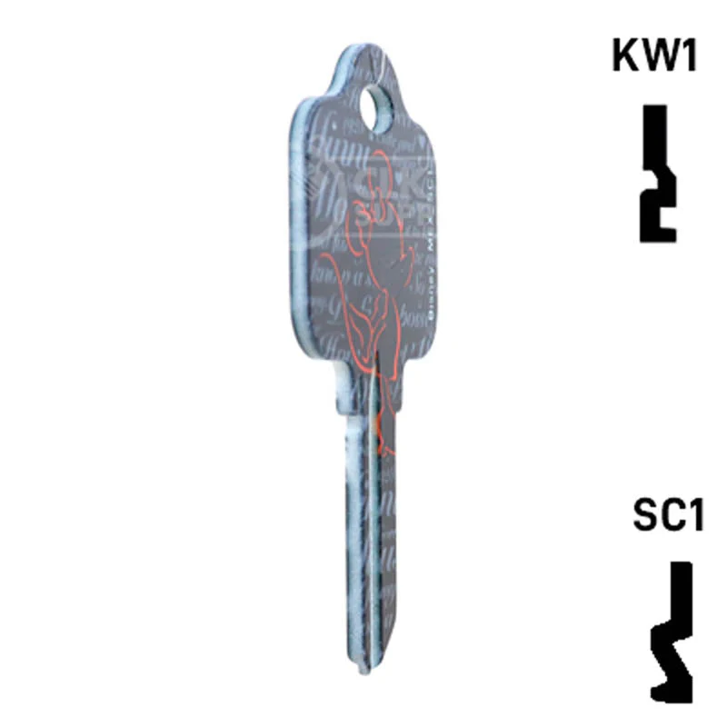 Happy Keys- Minnie Mouse Key (Choose Keyway) - Image 19