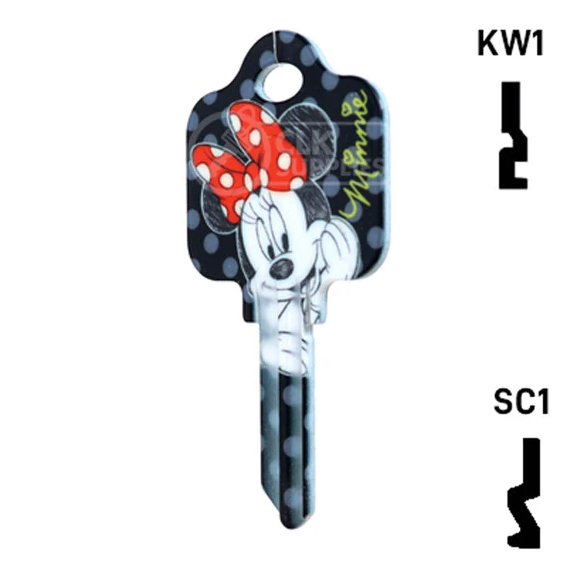 Happy Keys- Minnie Mouse Key (Choose Keyway) - Image 23