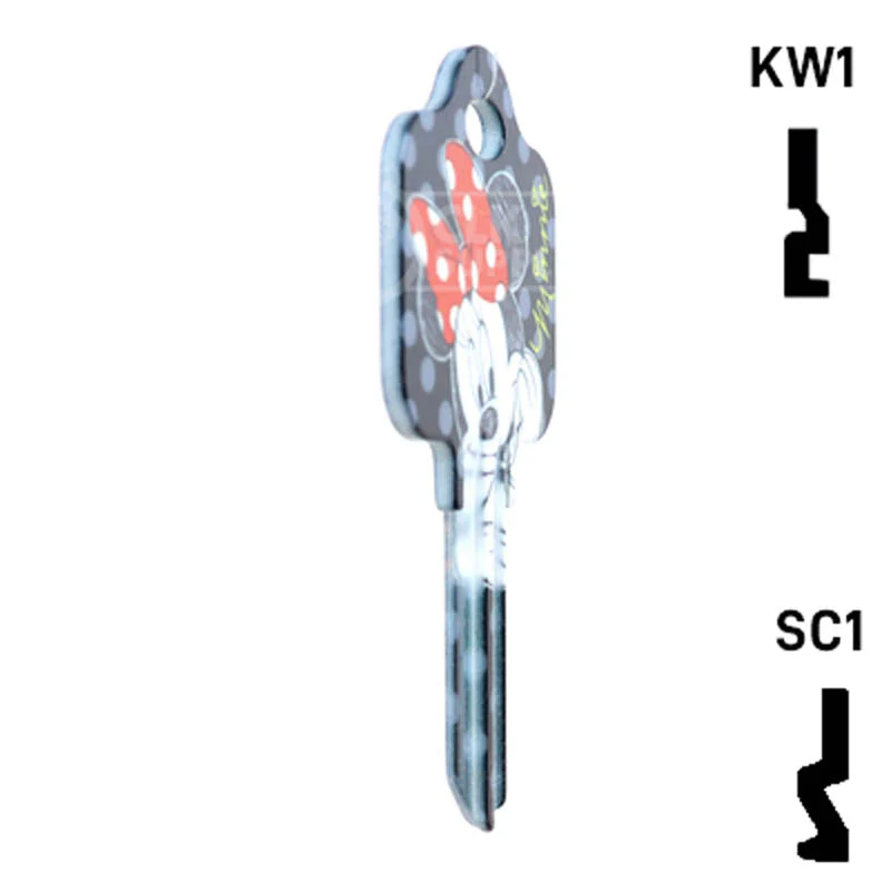 Happy Keys- Minnie Mouse Key (Choose Keyway) - Image 5