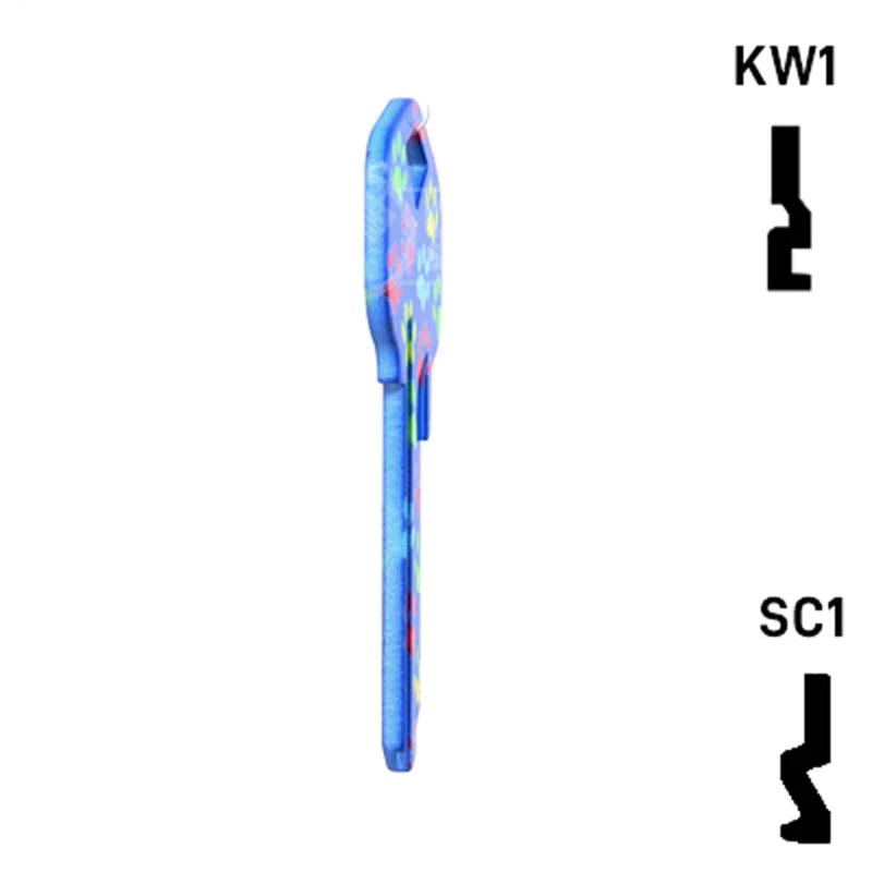 Happy Keys- Paw Prints Key (Choose Keyway) - Image 19