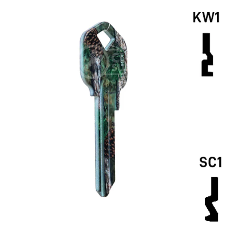 Happy Keys- Pine Camouflage Key (Choose Keyway) - Image 16