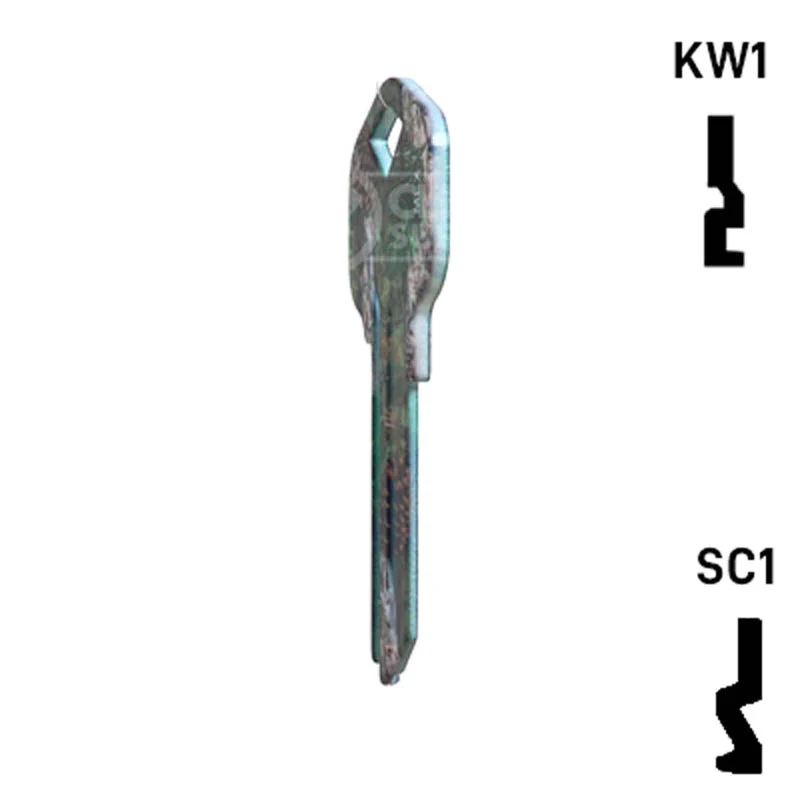 Happy Keys- Pine Camouflage Key (Choose Keyway) - Image 8
