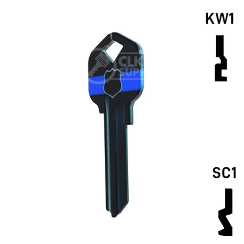 Happy Keys- Police Key (Choose Keyway) - Image 10