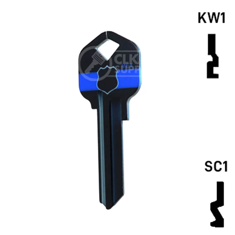 Happy Keys- Police Key (Choose Keyway) - Image 11