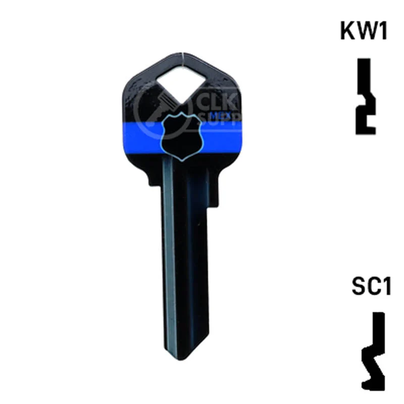 Happy Keys- Police Key (Choose Keyway) - Image 13