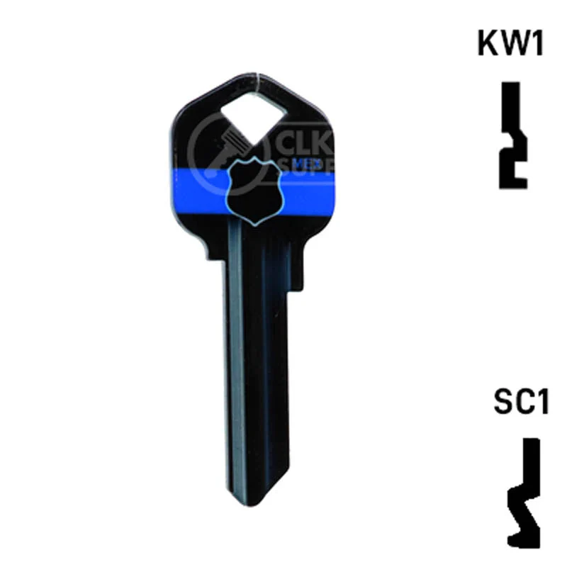 Happy Keys- Police Key (Choose Keyway) - Image 14