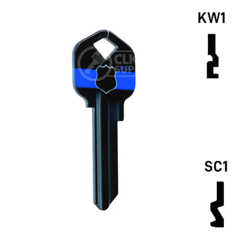 Happy Keys- Police Key (Choose Keyway) - Image 15